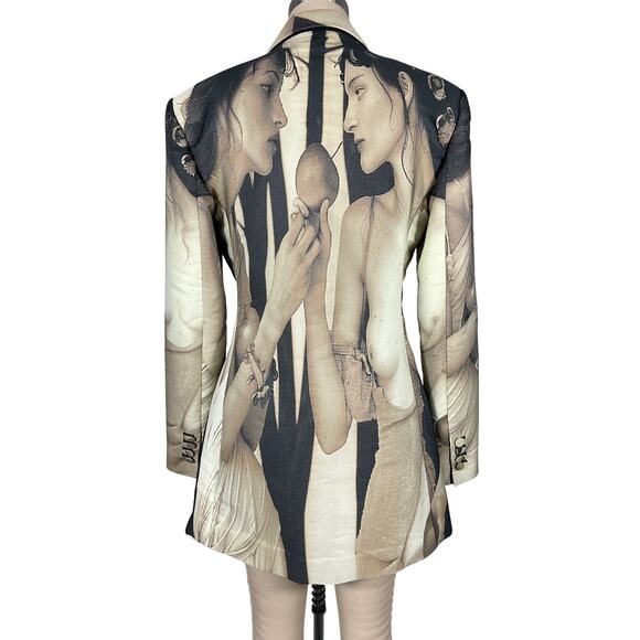 Cult Gaia 'Daniella' Tan Polyester Blazer Dress Size 4 - Picture 3 of 8